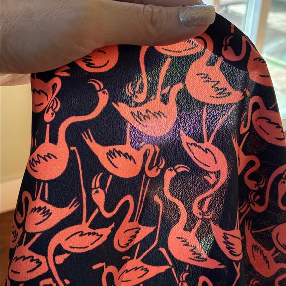 J. Crew Pink Flamingo Print Racerback Top - Picture 6 of 6
